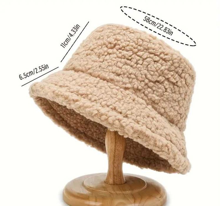 Панама тепла Тедди унисекс демисезонная