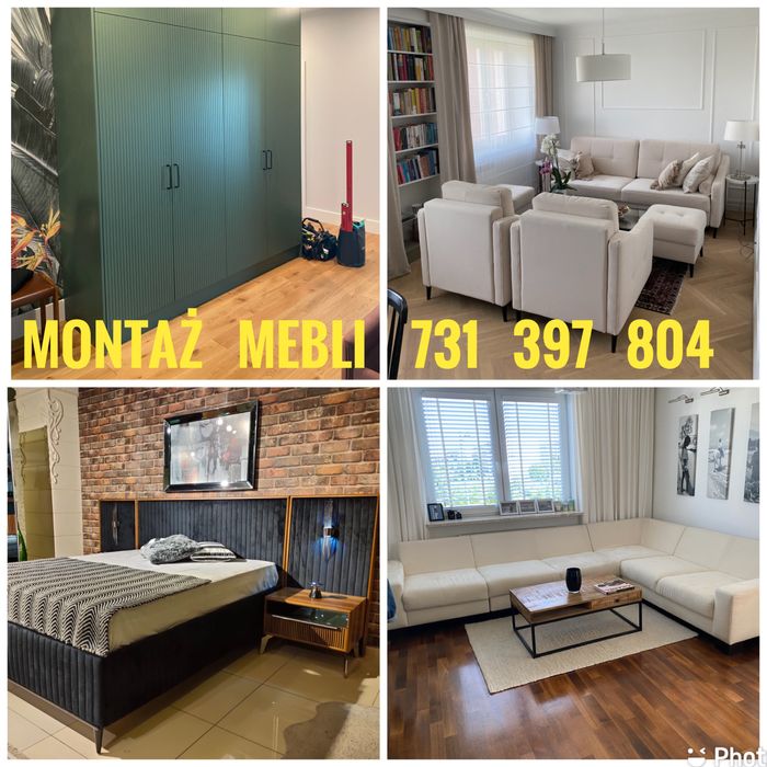 Montaż mebli, montaz listew przypodlogowych,montaz cokolow