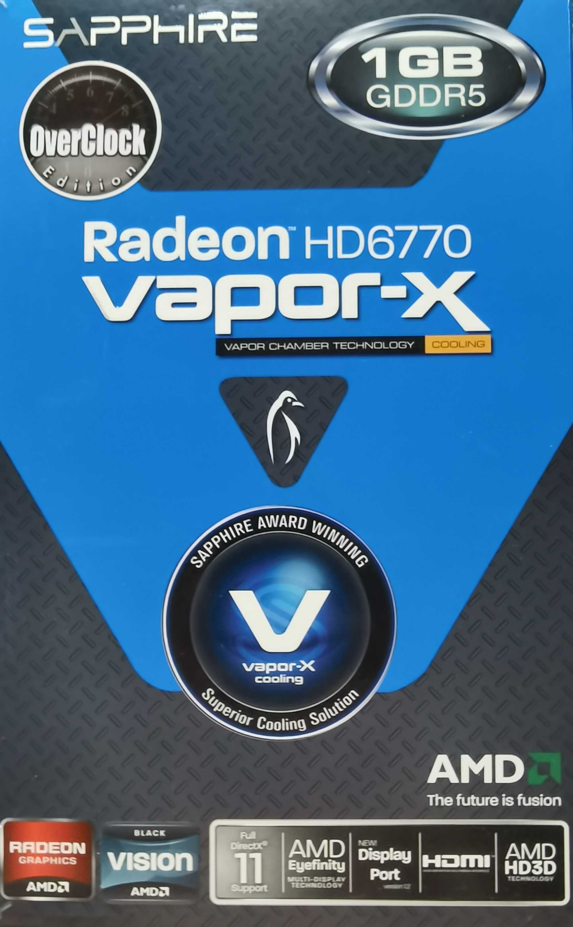 Видеокарта Sapphire Radeon HD6770 1GB GDDR5