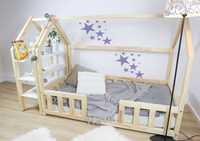 Łóżko dziecięce domek producent łóżeczko Domek z barierkami