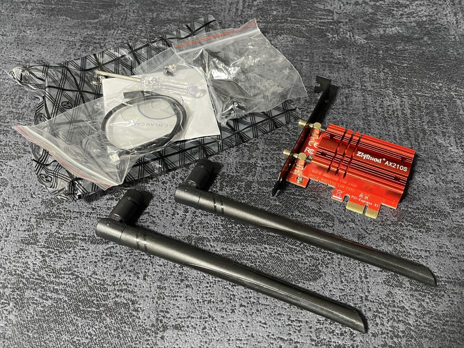 Wi-FI 6 802.11ax роутер-приймач для компьютера AX210S