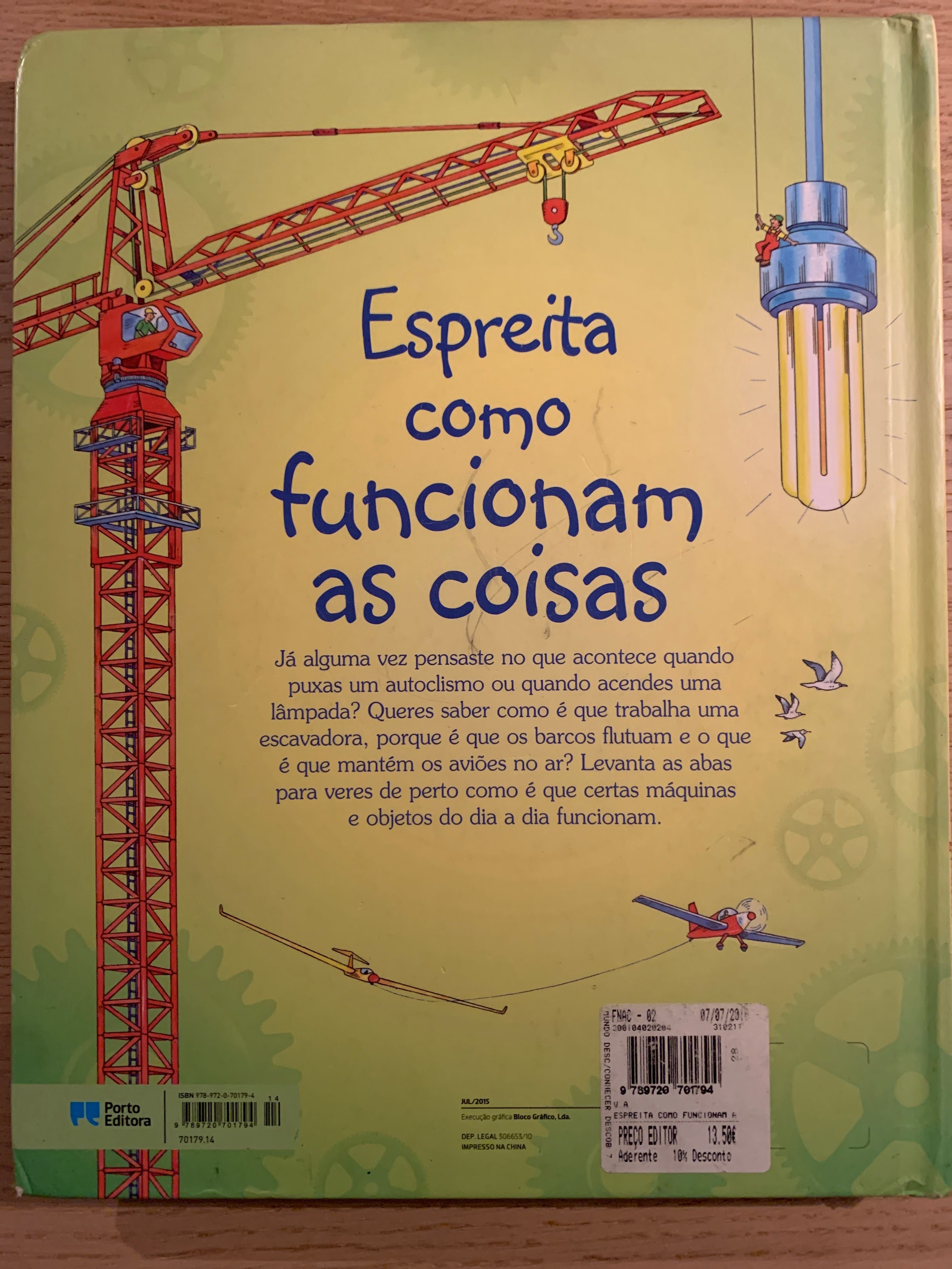 Livro “ Espreita como funcionam as coisas”