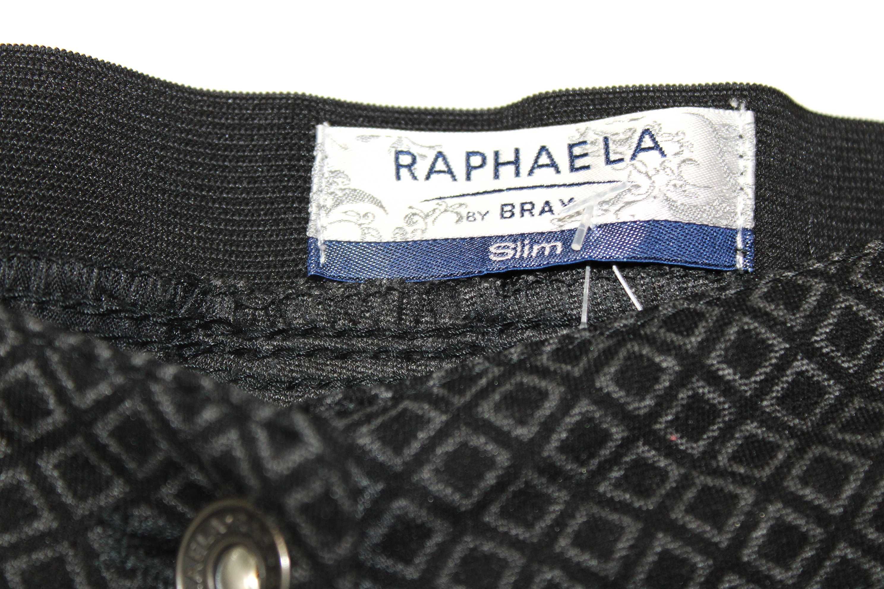 y8 RAPHAELA BY BRAX Wygodne Wzorzyste Damskie Spodnie 48/50 4XL/5XL