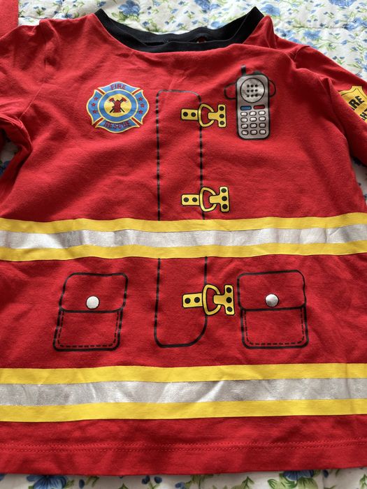 Piżama strój strażaka H&M 98-104 cm. 100% bawełna