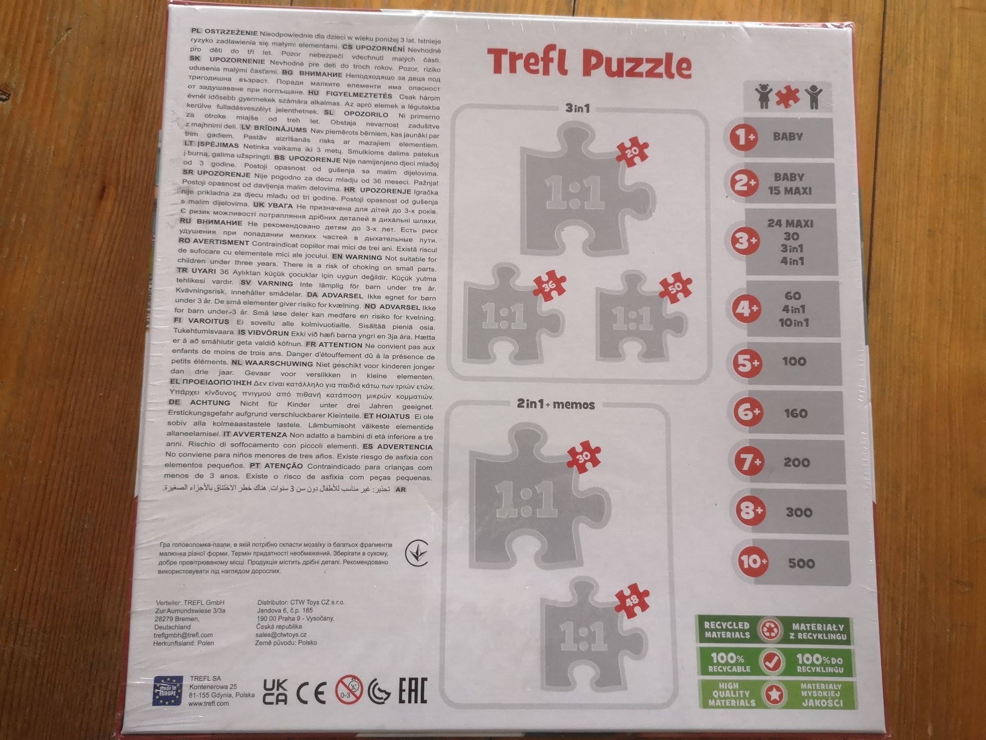 Puzzle Strazak Sam 4+