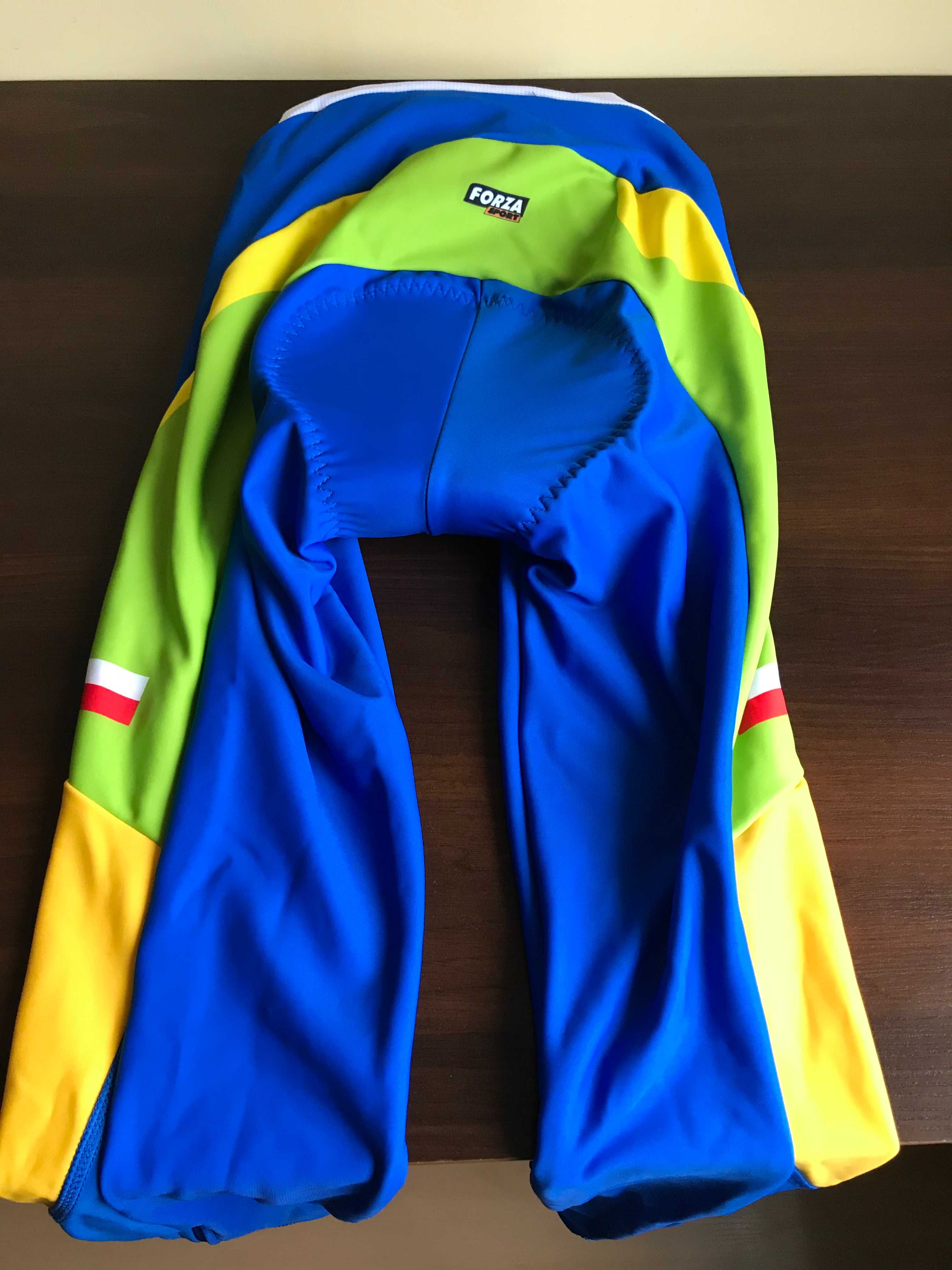 Forza Sport Rozmiar M Strój kolarski rowerowy długi rękaw