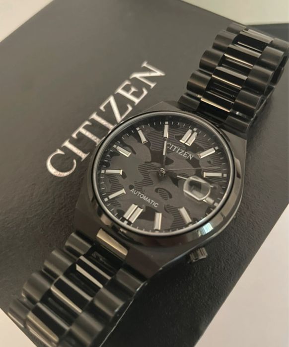 Citizen Tsuyosa Stealth Czarny NJ0155-87e