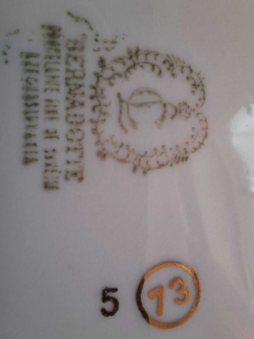 New набір тарілок(6шт)Три богині"мануфактура Bernadottе Чехословатчина