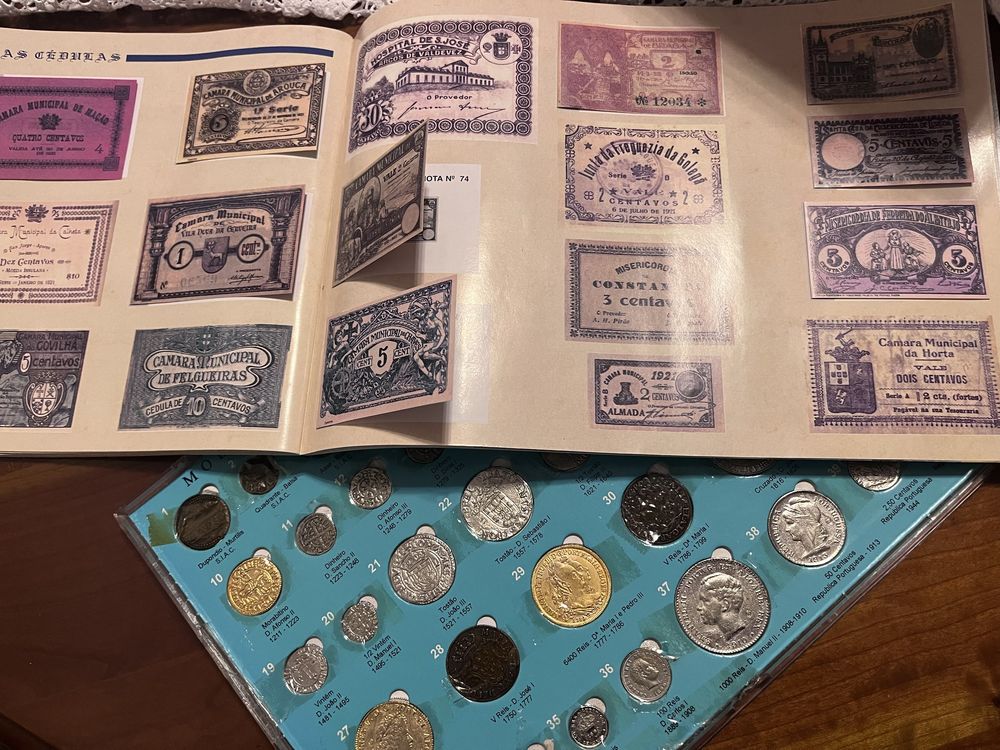 Colecao completa “Moedas e Notas na História de Portugal” - DN