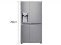 Lodówka LG GSJ961PZBZ Pełny No Frost 179cm Dystrybutor wody Srebrny