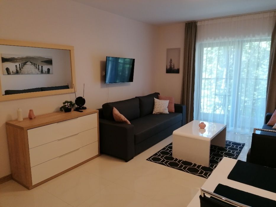 Apartament 4-os. z widokiem na las i góry, basen