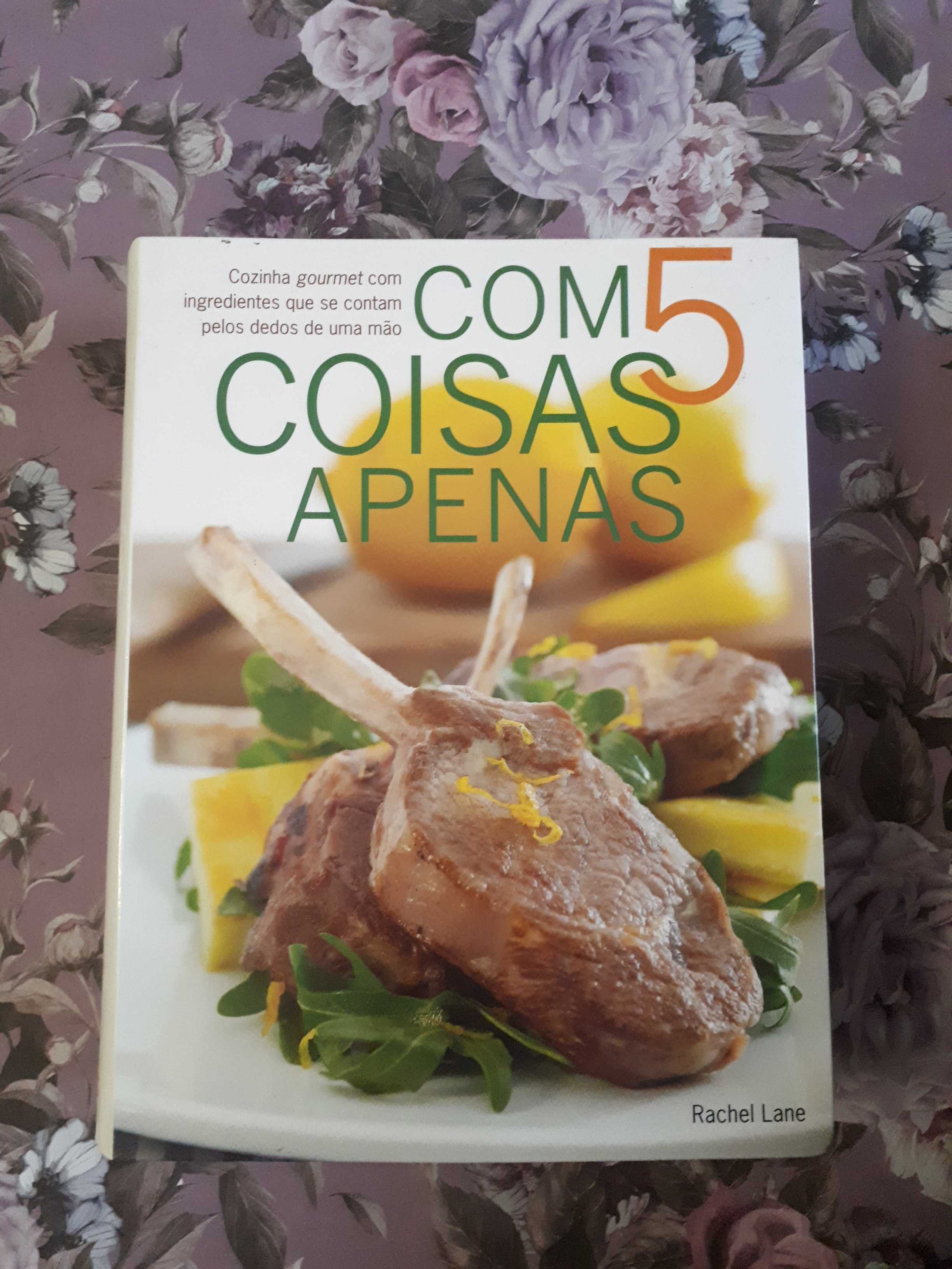 Livro de receitas "Com 5 coisas apenas"