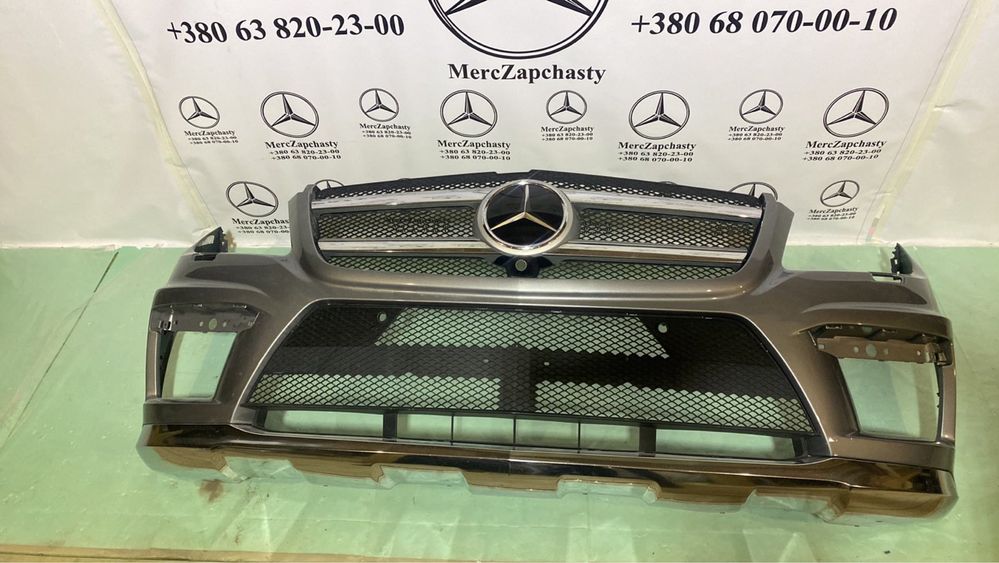 Mercedes w x 166 gl 500 бампер передній amg решітка радіатора