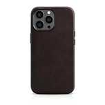 iCarer Oil Wax Premium Leather Case skórzane etui iPhone 14 Pro Max ma