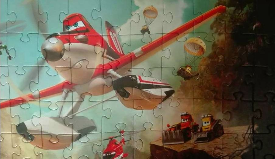 Puzzle 100 elementów Samoloty Trefl