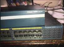 Cisco 1800 , Cisco 2960 swich router