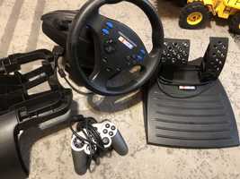 Игровой руль,педали Thrustmaster NASCAR Vibration PS1/PS2
