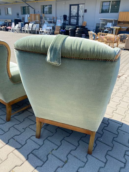 Klasyczny wypoczynek Sofa + 2x fotel + pufa DOWÓZ DO DOMU