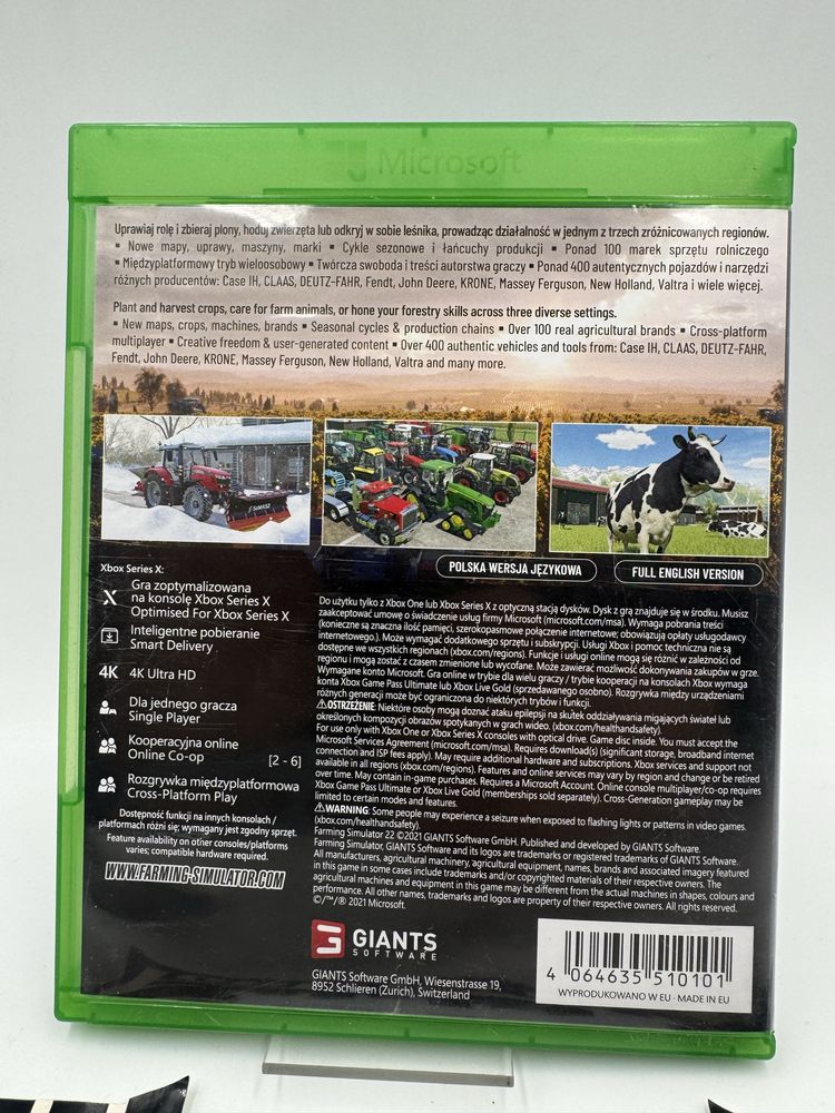 Farming Simulator 22 Xbox One Series Gwarancja