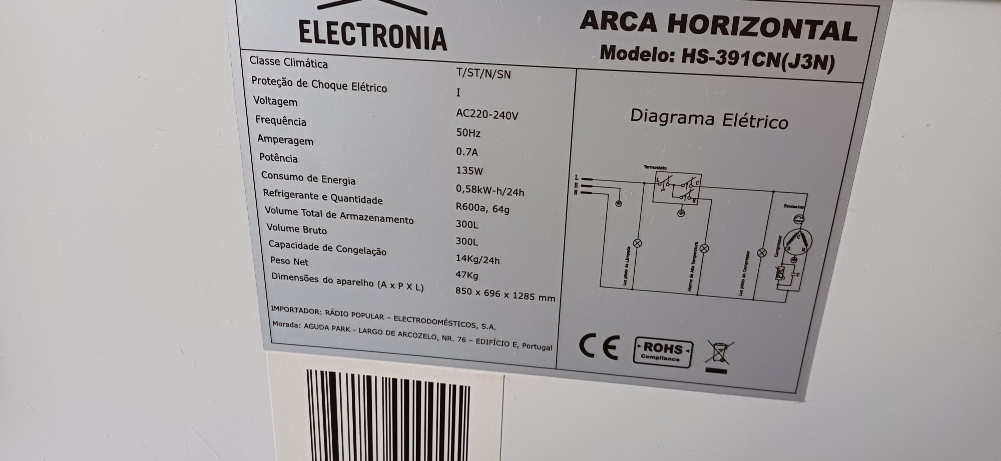 Arca congeladora