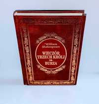 Shakespeare - Wieczór trzech króli Burza Ex Libris pozłacane