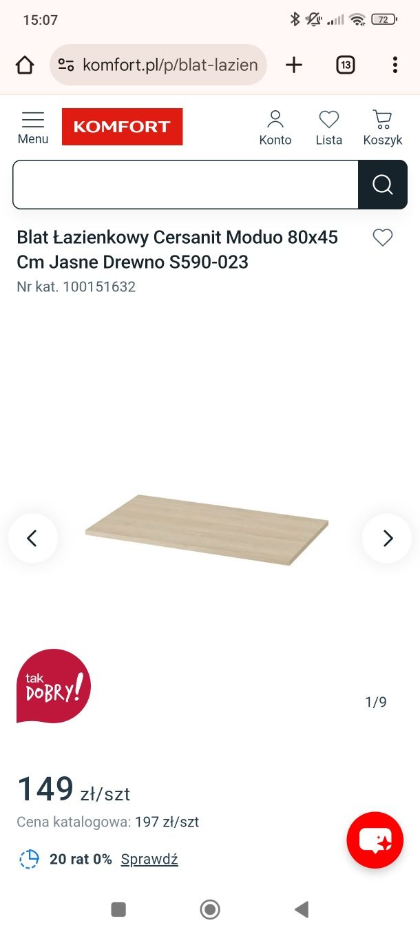 Komplet mebli łazienkowych Cersanit Moduo