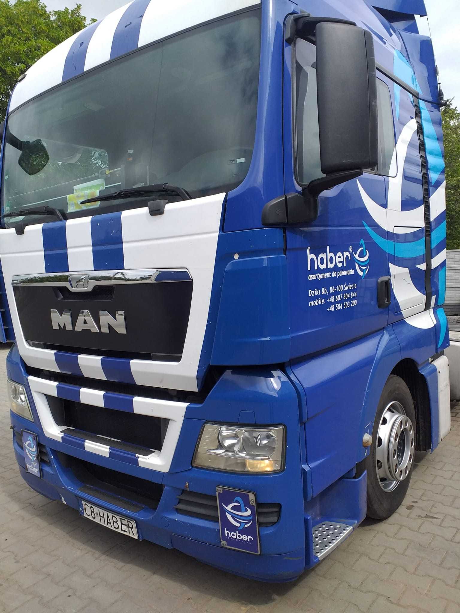 MAN TGX 18.440 EURO 5, Low-deck, manual, 2013