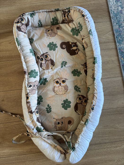 Kokon niemowlęcy w sowy