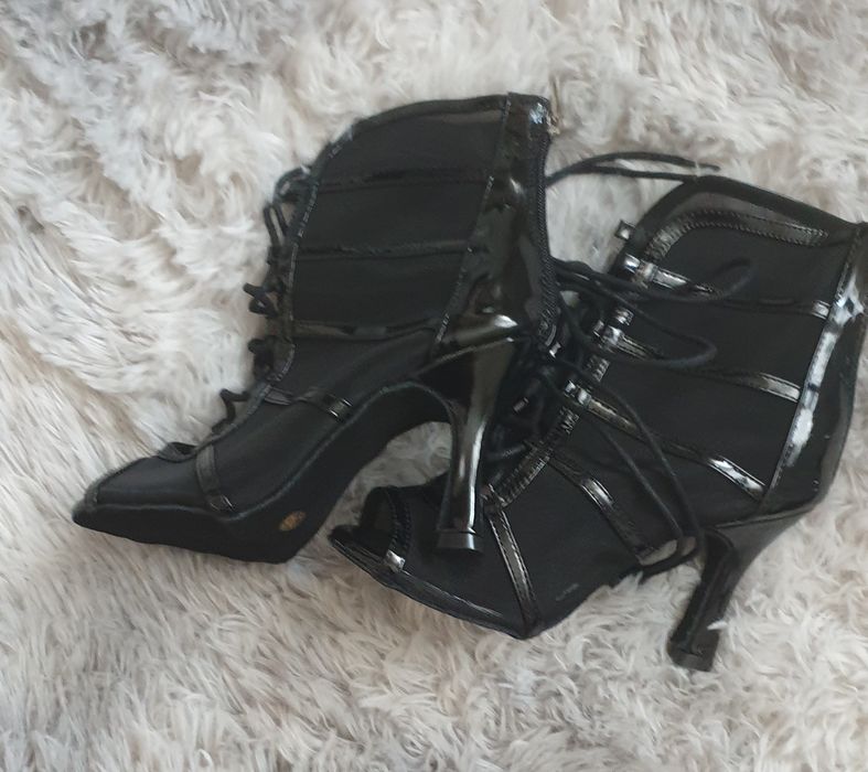 Buty, botki taneczne czarne rozmiar  36