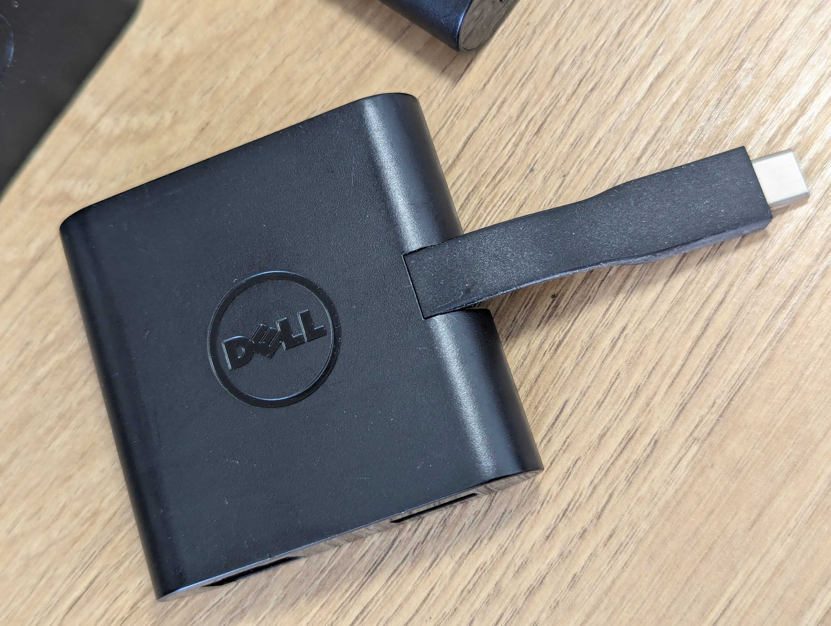 Адаптер переходник DELL DA200 USB-C на HDMI, VGA, RJ45 Ethernet, USB