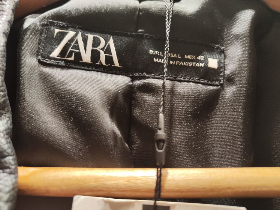 Kurtka skórzana męska ZARA