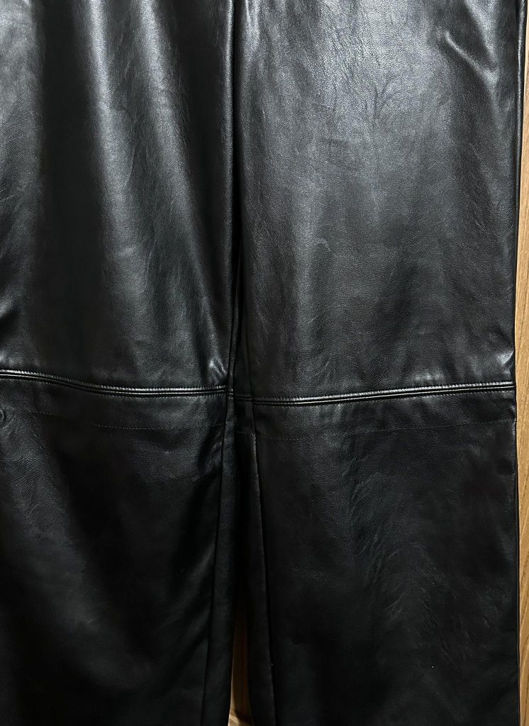 Czarne spodnie Shein damskie r. 34 XS ocieplane