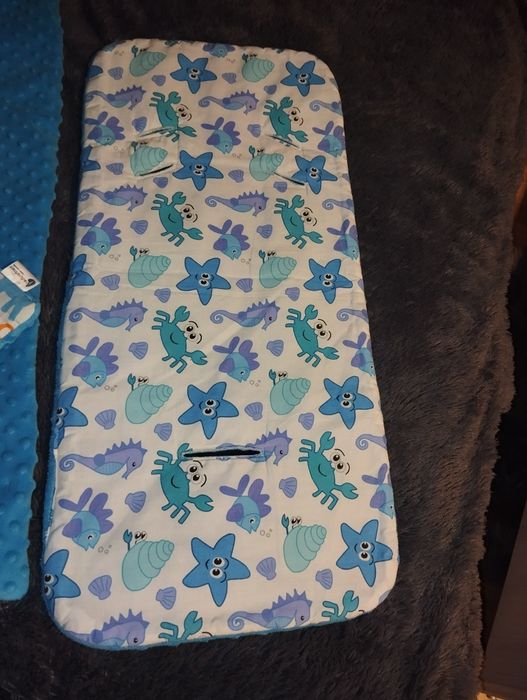 Kołderka minki+podusia+wkład do wózka