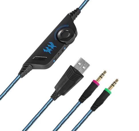 Auscultadores Gaming iluminados USB NOVO - Fones - auricular - jogos