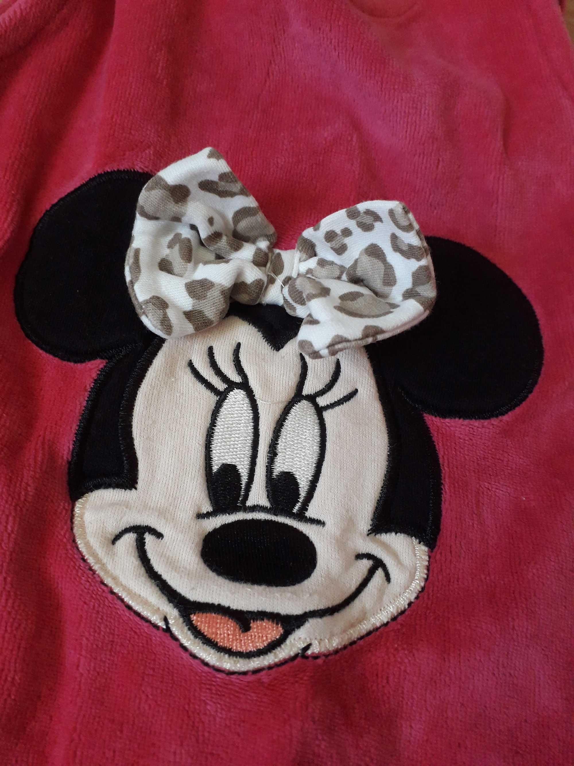 sukienka welurowa Disney Myszka Minnie 80