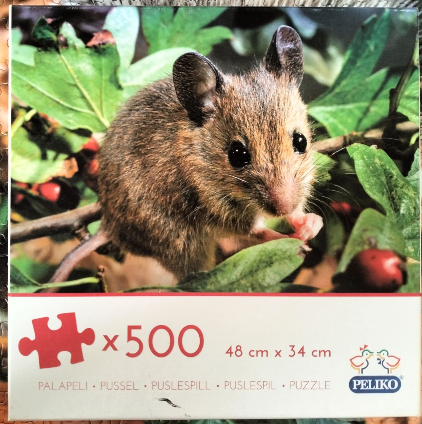 Puzzle Peliko, 500, Mysz leśna