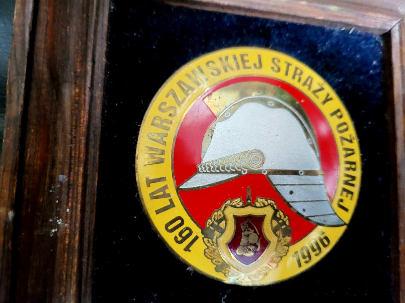 Medal 160 lat Warszawa Straż Pozarna .