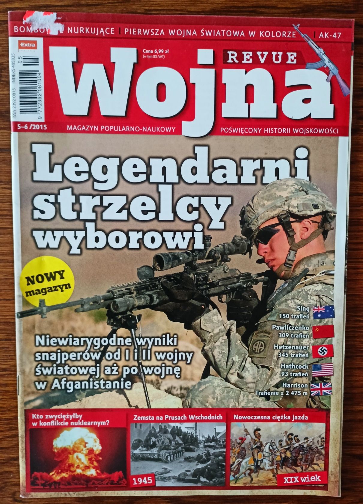 Wojna Revue . Magazyn poświęcony historii wojskowości . Nr 5-6/2015.