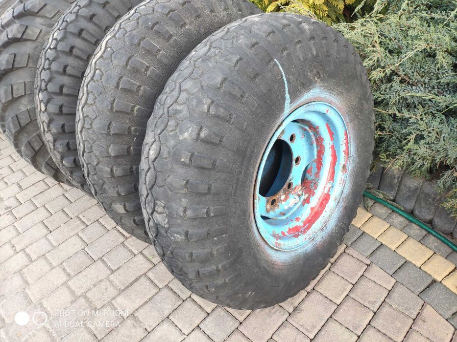 Koła opony felgi 12,00-18 Stomil olsztyn 8 otworowe przyczepa star 66