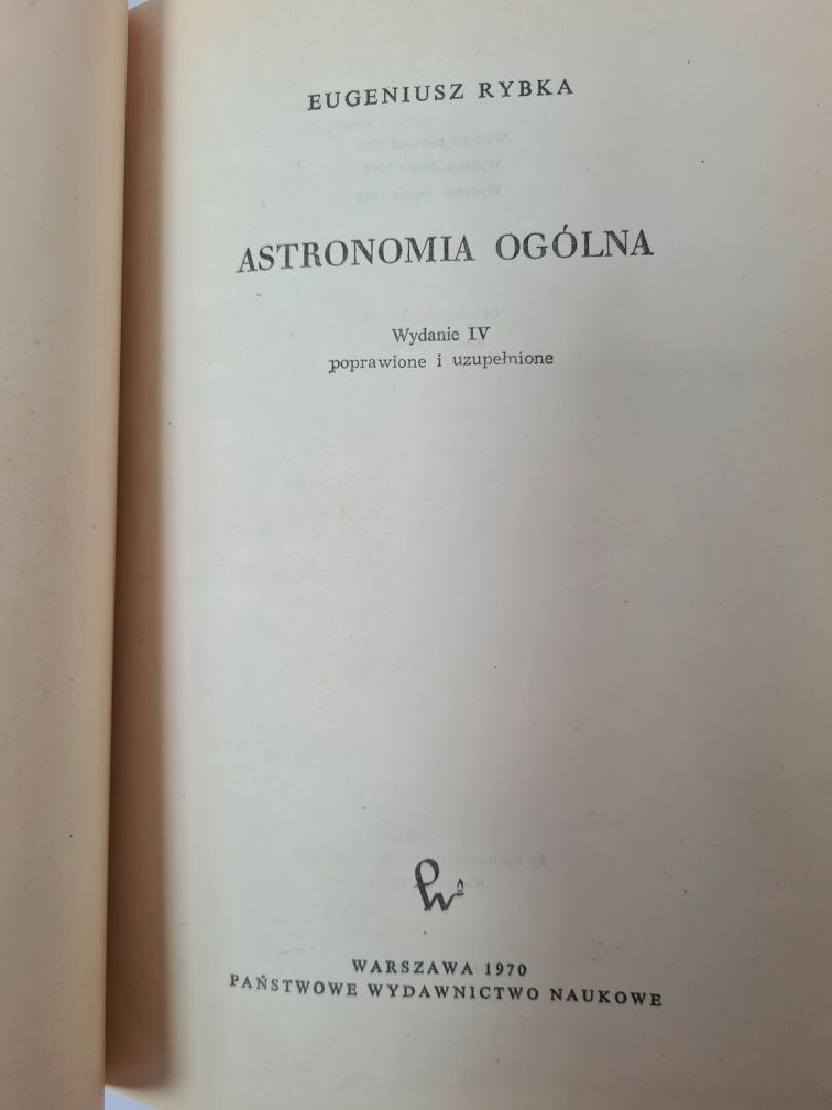 Astronomia ogólna - Eugeniusz Rybka