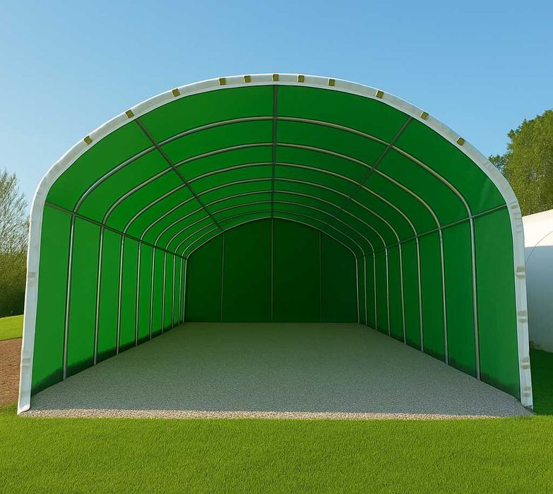 Hala Namiotowa Łukowa Rolnicza Magazyn na Bale Wiata Tunelowa 6.5x4x15