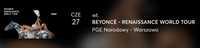Beyonce Bilet na Koncert 27 czerwca sektor G3