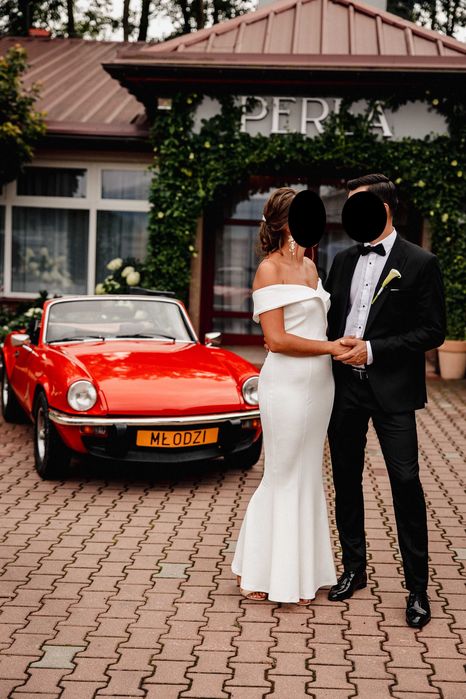 Suknia ślubna syrenka