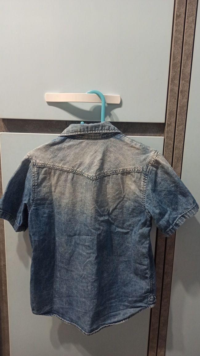 Koszula Jeansowa r 128 chłopięca H&M