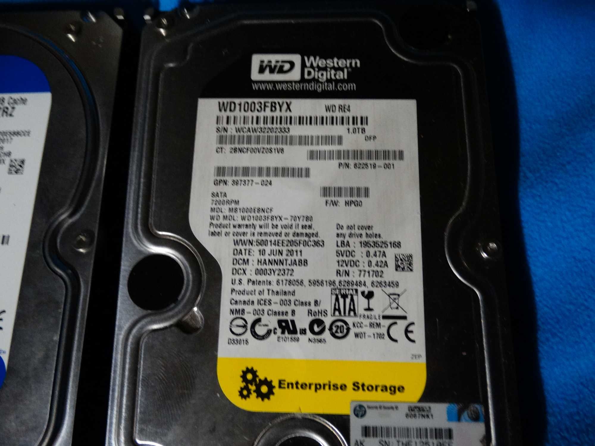 WD30EZRZ, WD20EZRZ, WD1003FBYX. Не рабочие.
