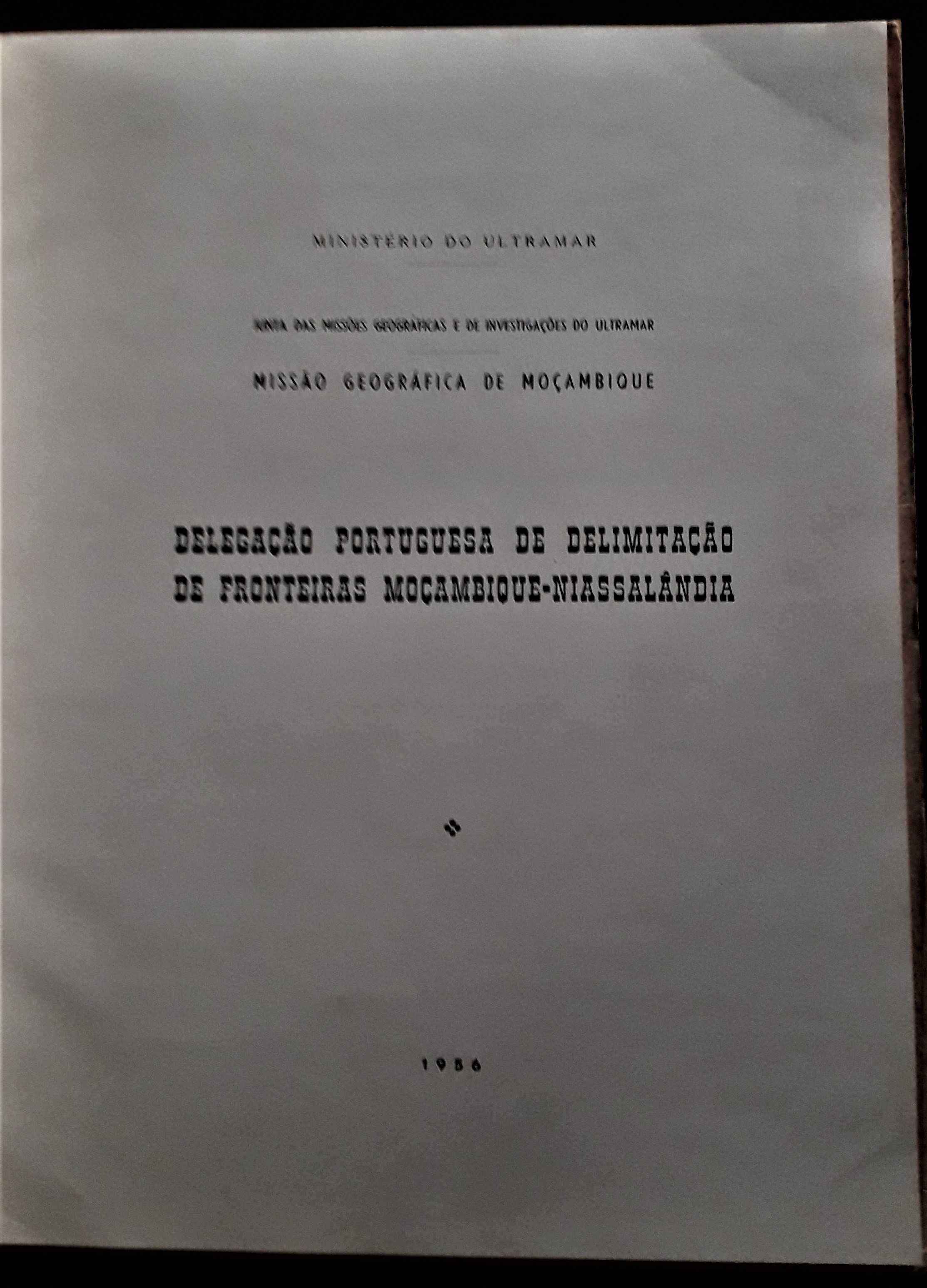 Livro "Fronteira "Moçambique - Niassalandia" - Acordo de 1954