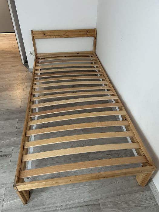 IKEA NEIDEN Rama łóżka, stelaz sosna, 90x200 cm
