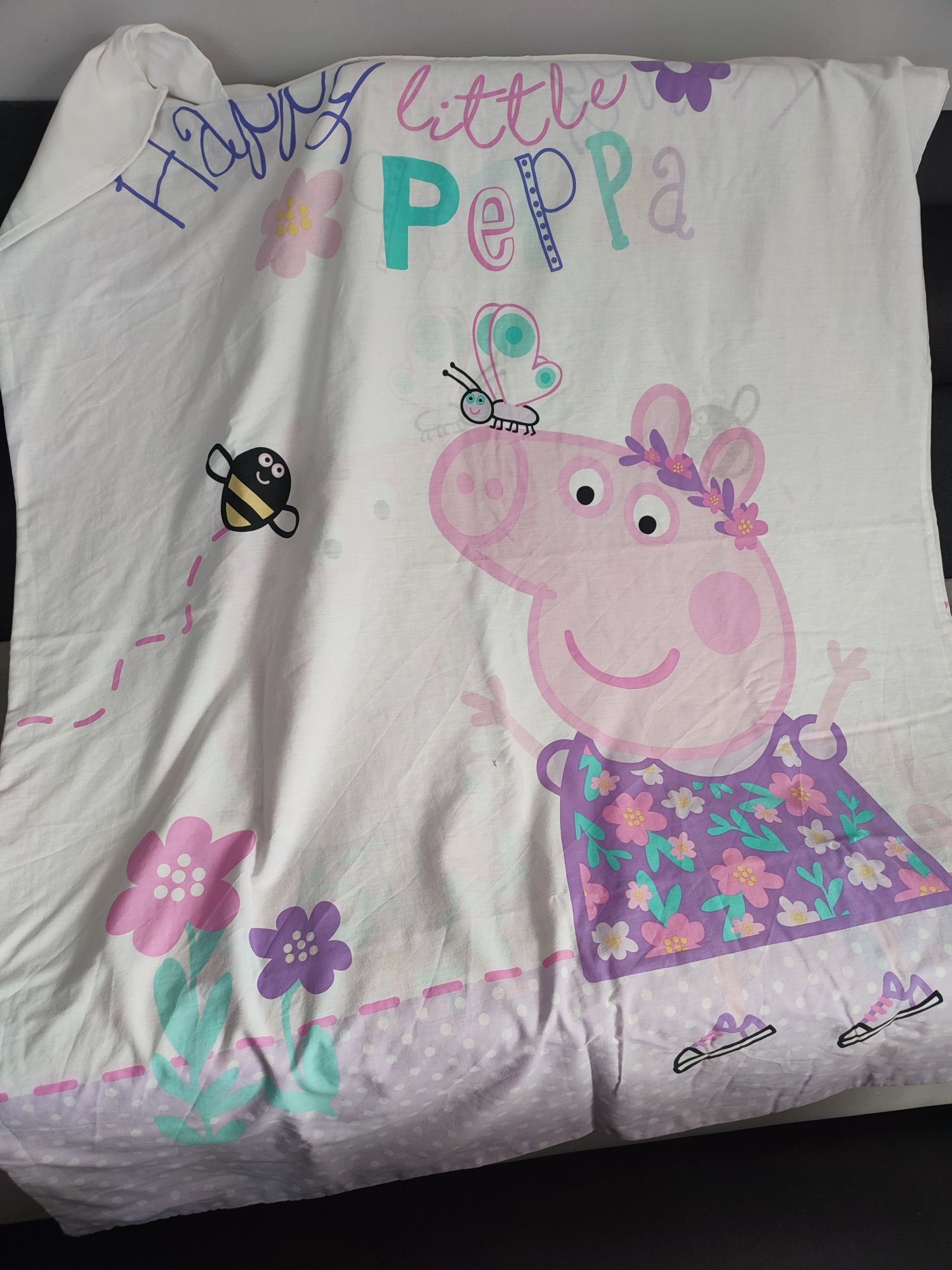 Pościel bawełniana 120x150 świnka Peppa