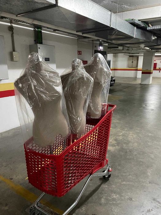 3 bustos/manequins para venda, 20 euros cada