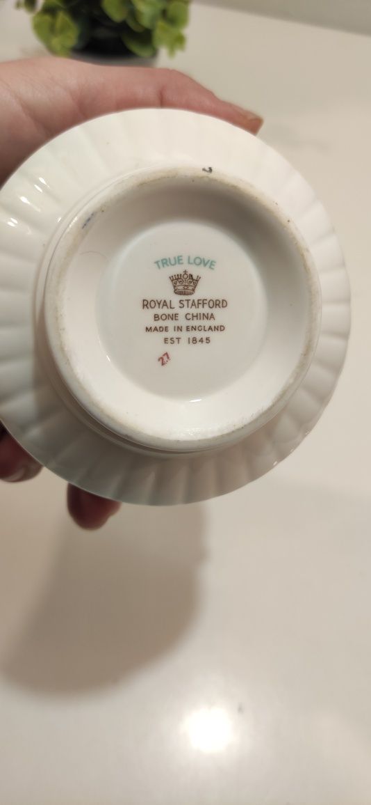 Angielska cukiernica vintage porcelana